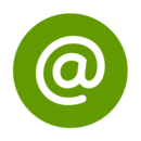 @ Symbol auf grünem Hintergrund